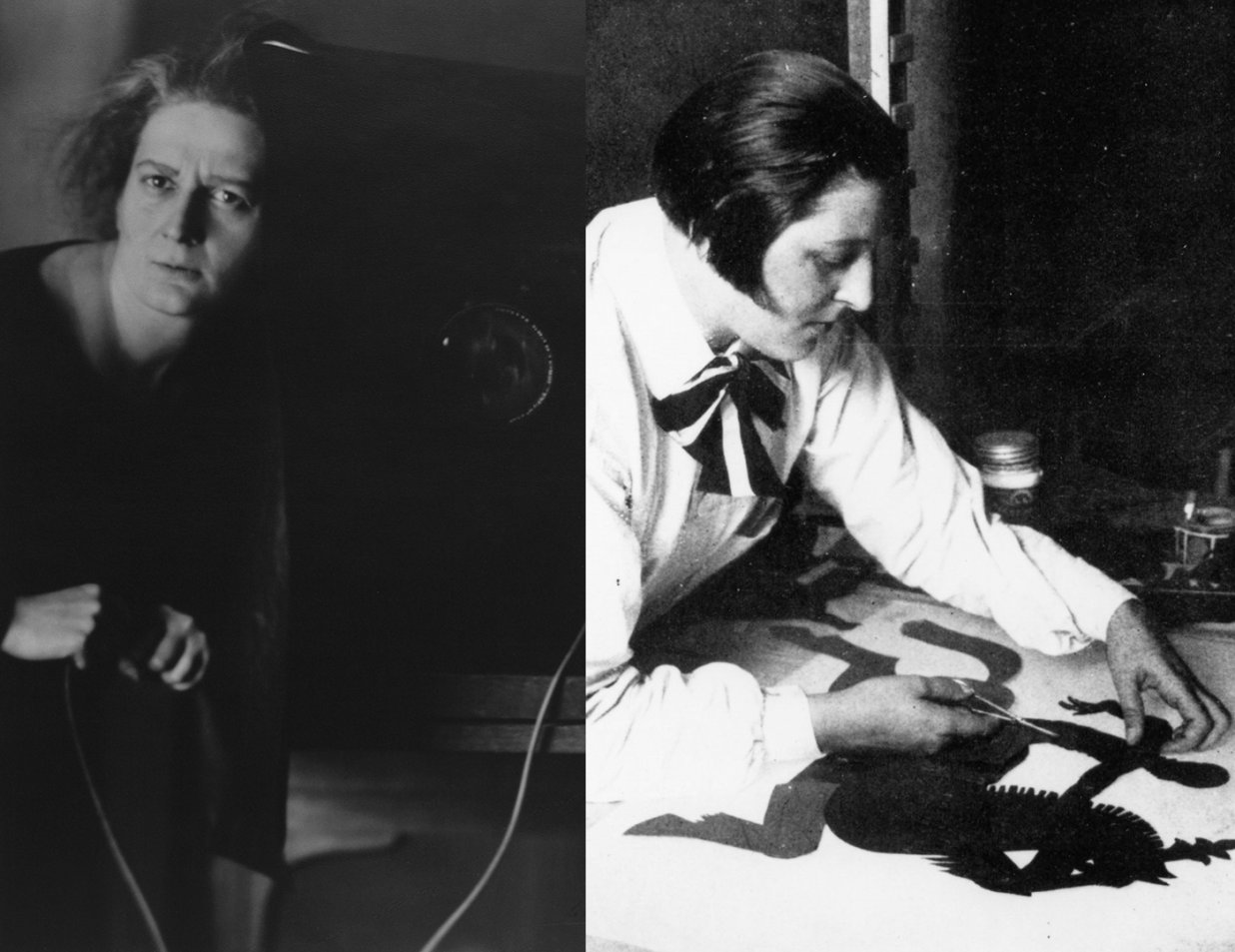 Selbstportr&auml;t von Lotte Jacobi und Lotte Reiniger