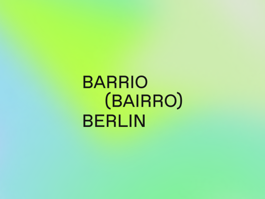 Logo des Festivals BARRIO|BAIRRO BERLIN